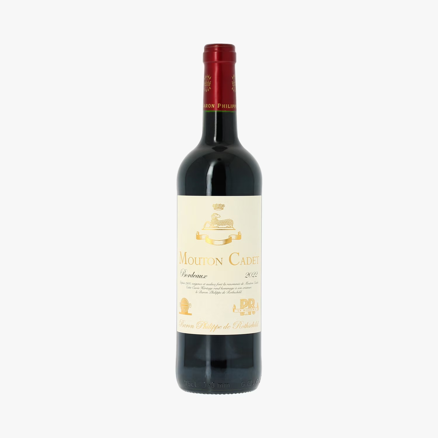 Baron Philippe de Rothschild, Mouton Cadet, CuvÃ©e HÃ©ritage, AOC Bordeaux, 2022 
