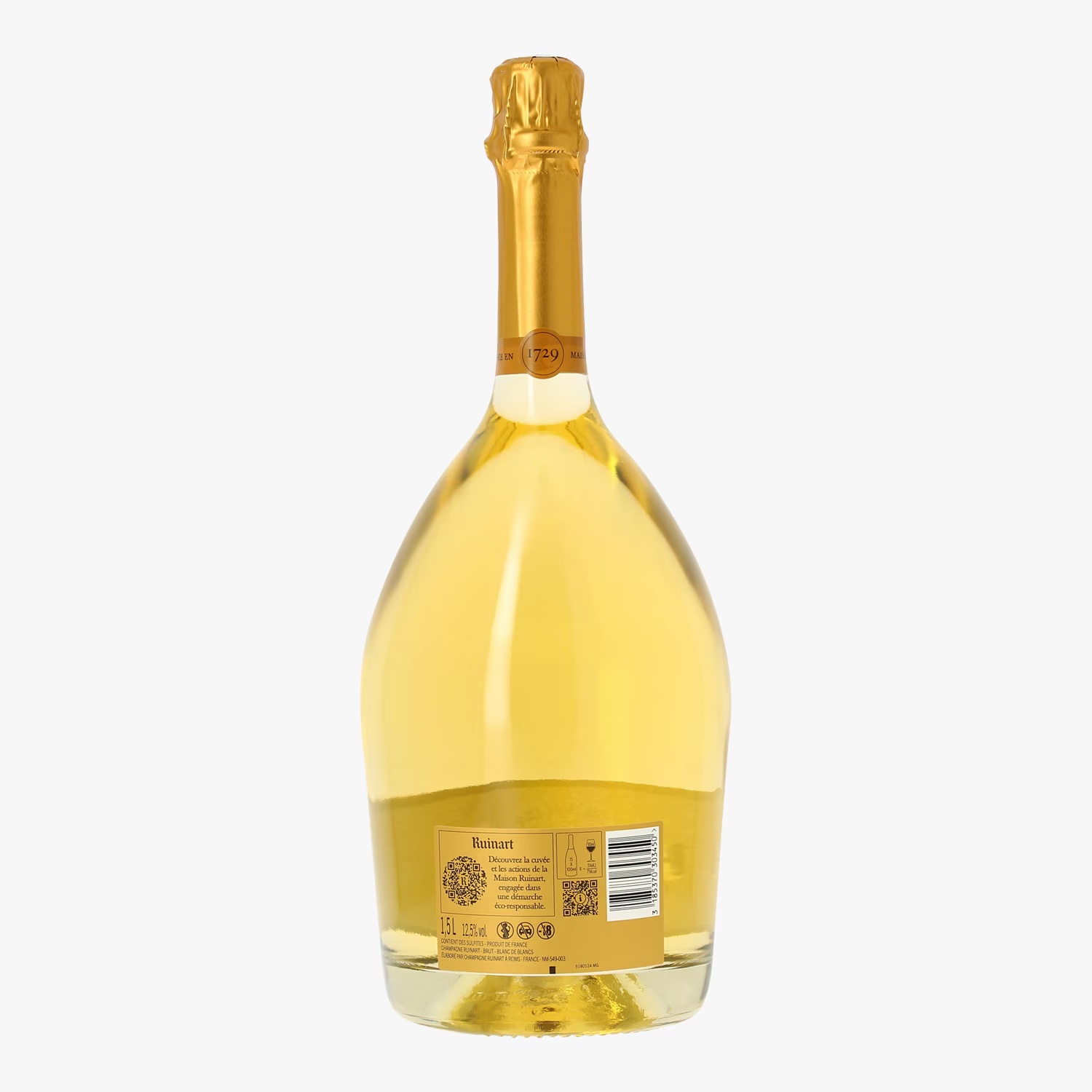 Magnum Ruinart Blanc de Blancs Champagne 2 Magnum Ruinart Blanc de Blancs Champagne