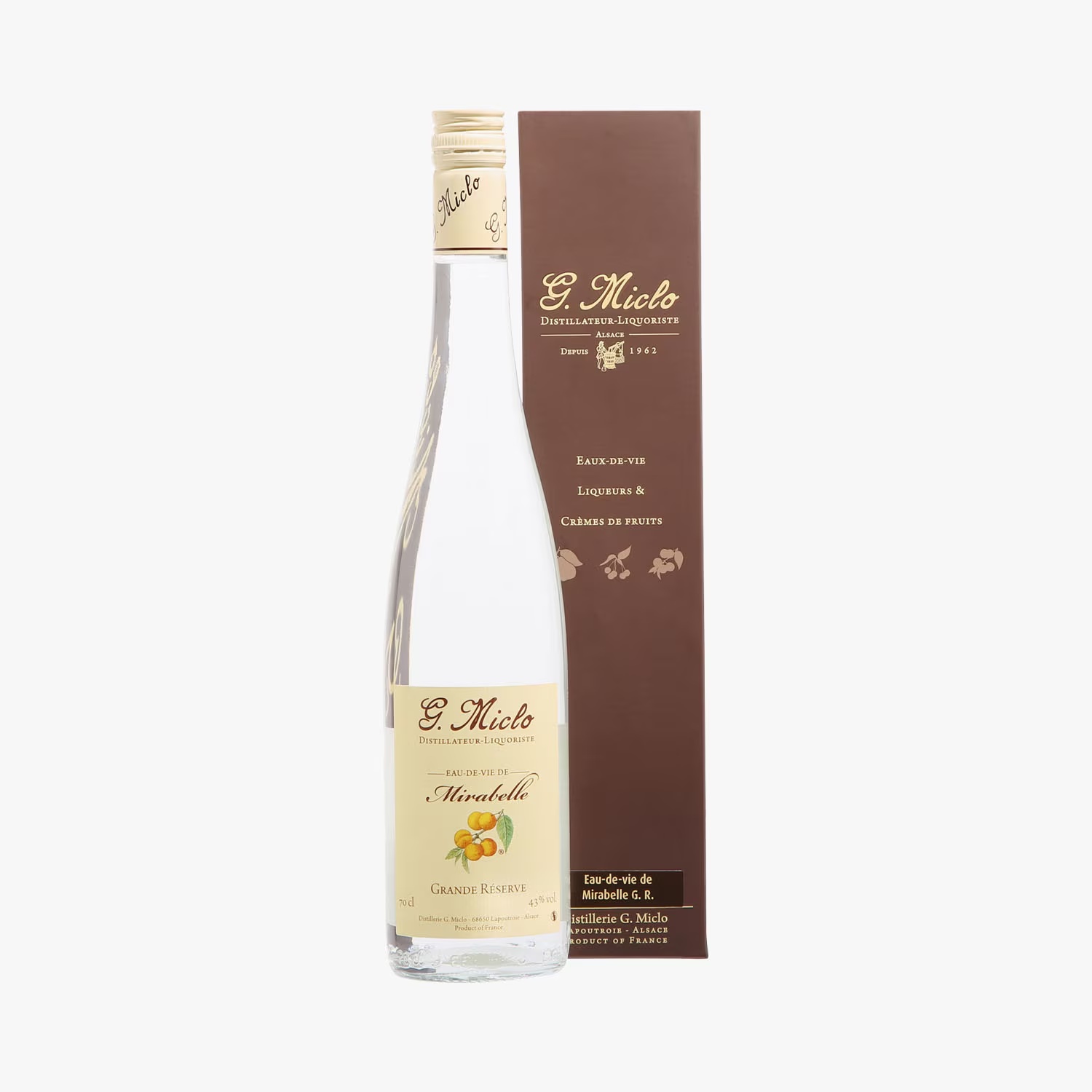 Mirabelle Plum Eau-de-Vie Grand Réserve 1 Mirabelle Plum Eau-de-Vie Grand Réserve