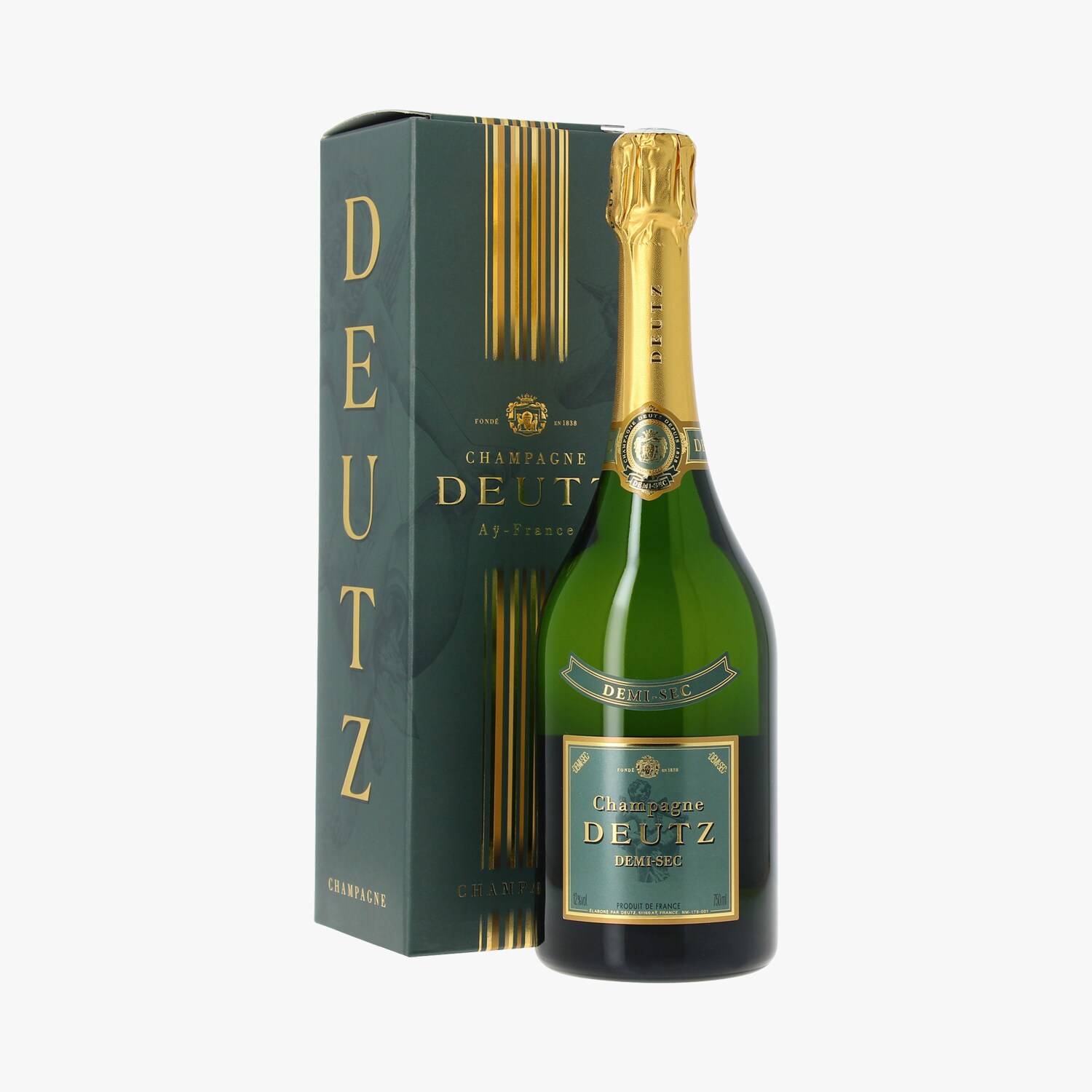 Champagne Deutz, demi-sec, in a presentation box 
