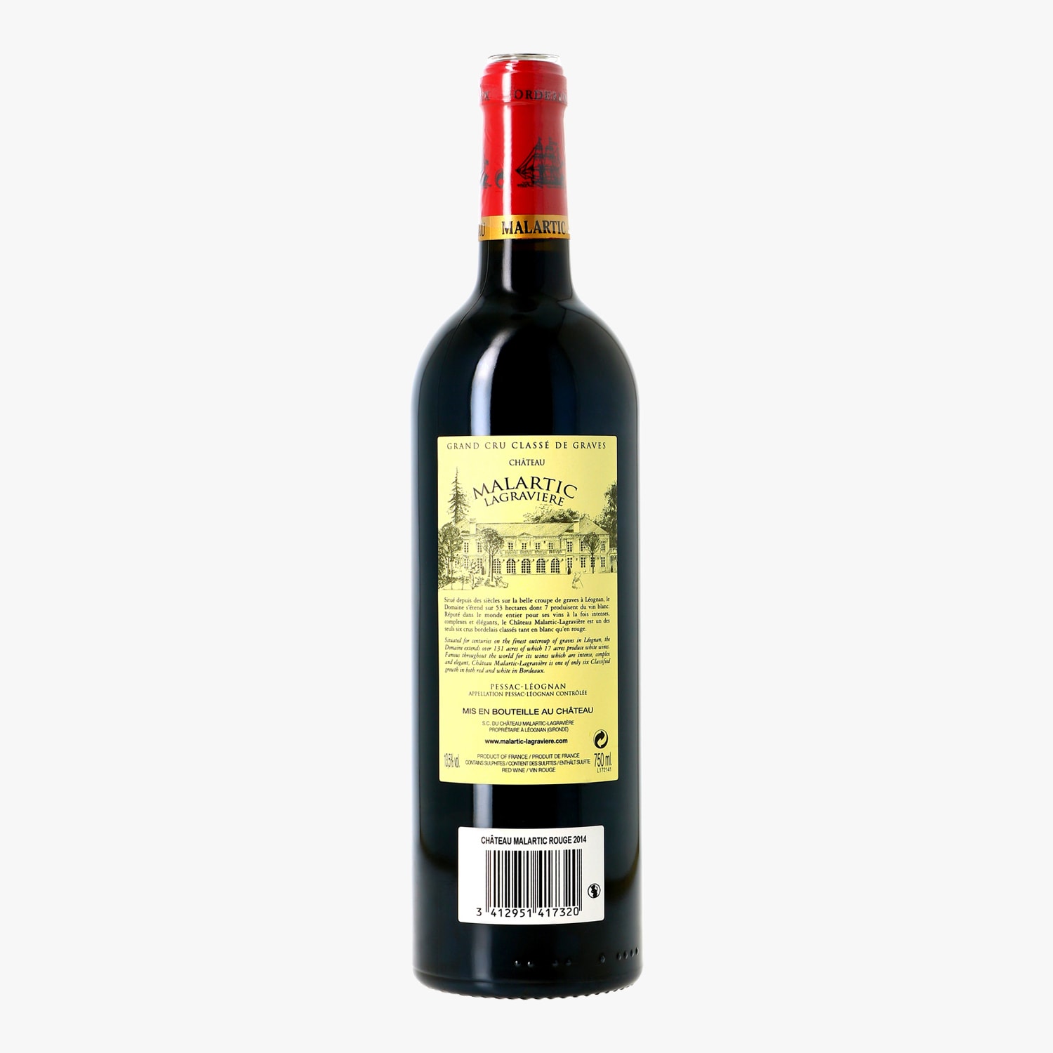 Château Malartic-Lagravière, AOC Pessac-Léognan, 2014 2 Château Malartic-Lagravière, AOC Pessac-Léognan, 2014