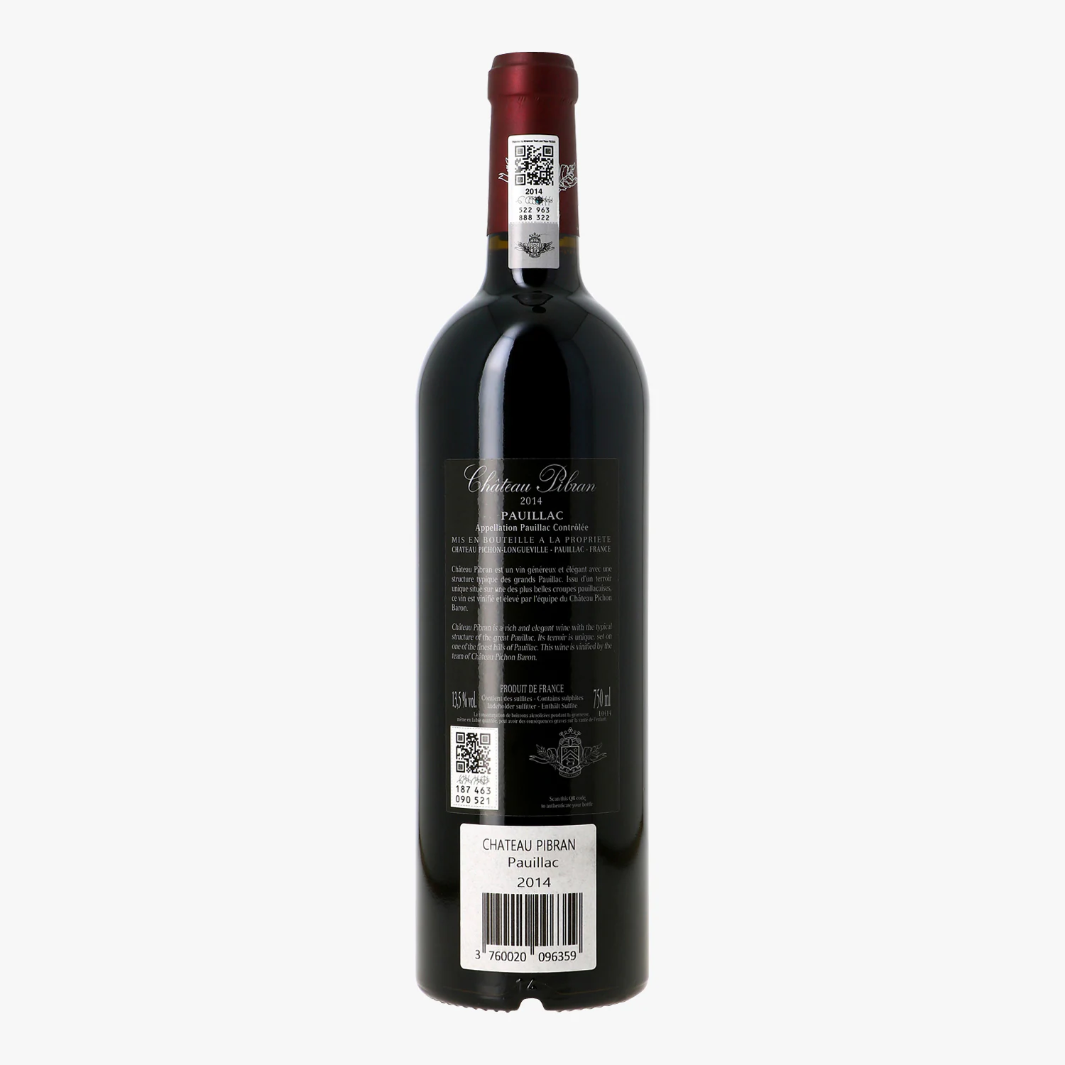 Château Pibran, AOC Pauillac, 2014 2 Château Pibran, AOC Pauillac, 2014