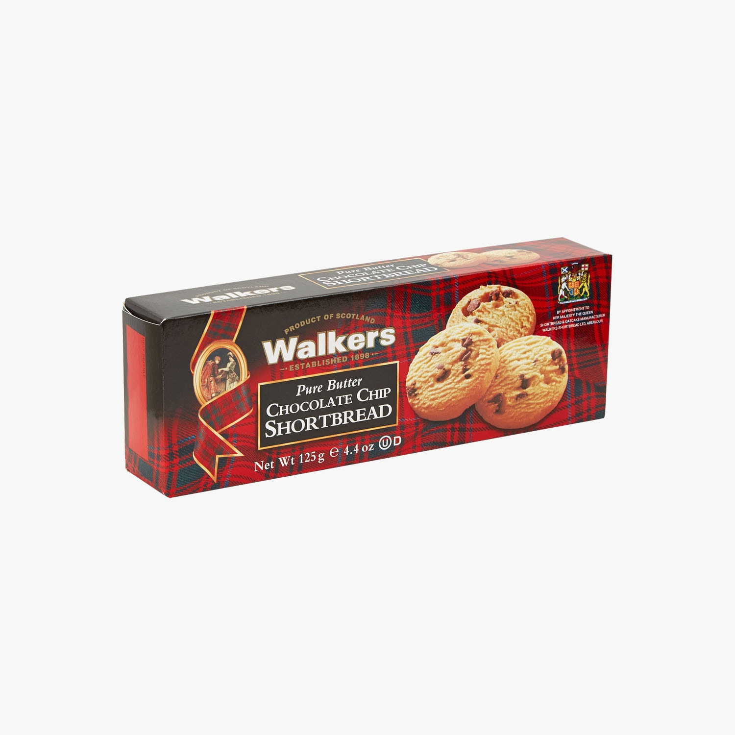 Pure butter shortbread biscuits with chocolate chips 