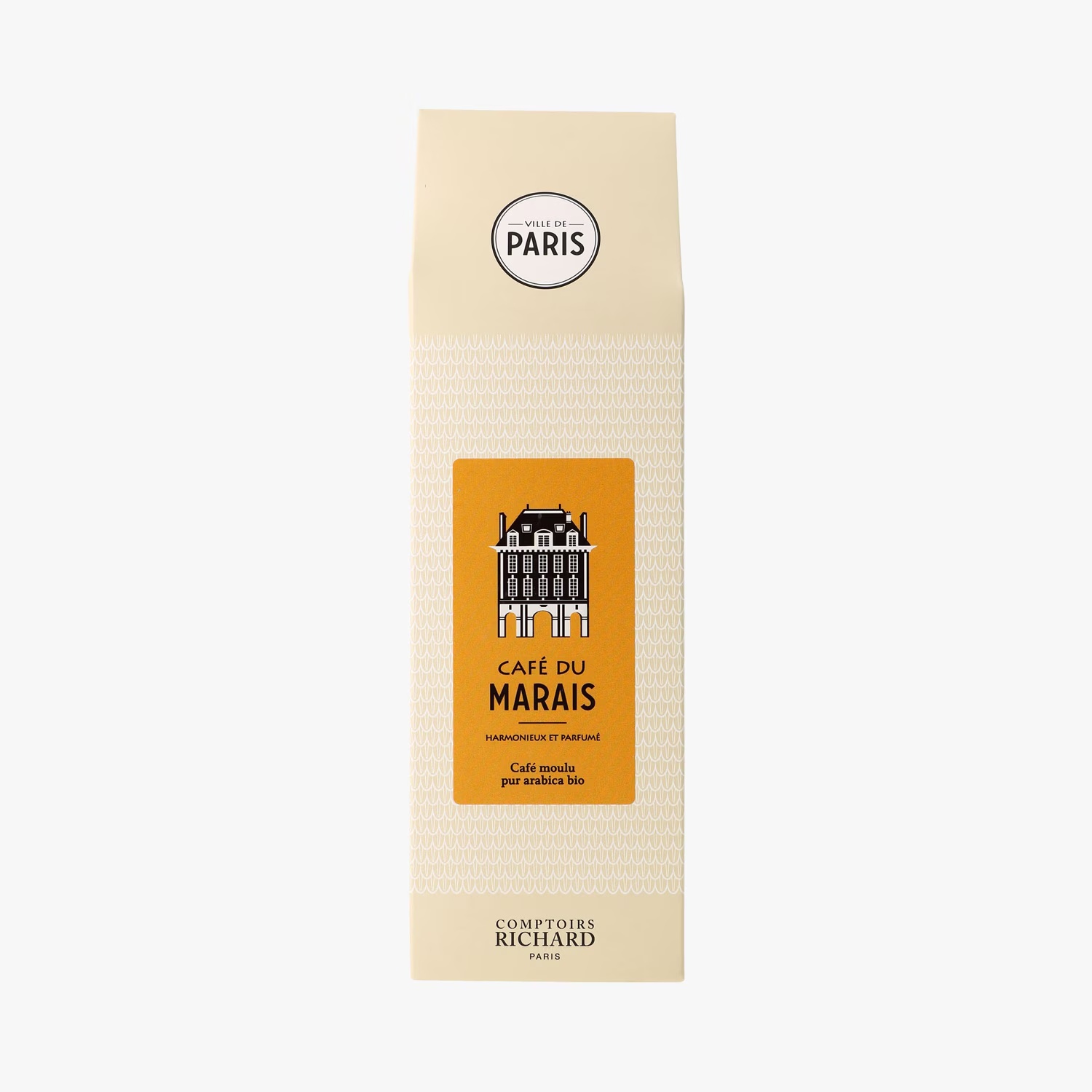 Organic pure Arabica ground coffee from Le Marais 
