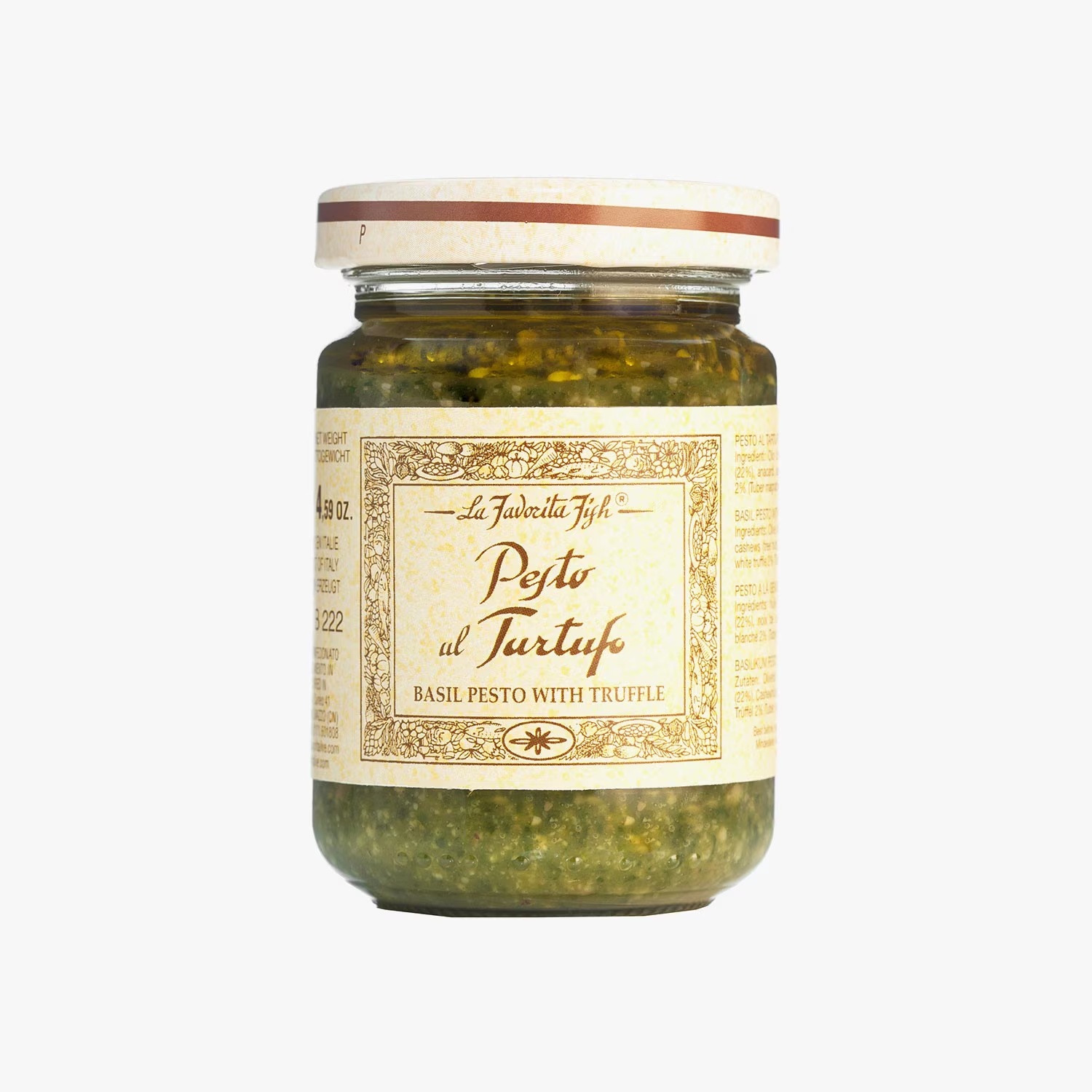 Genoese pesto with 2% white truffle 1 Genoese pesto with 2% white truffle