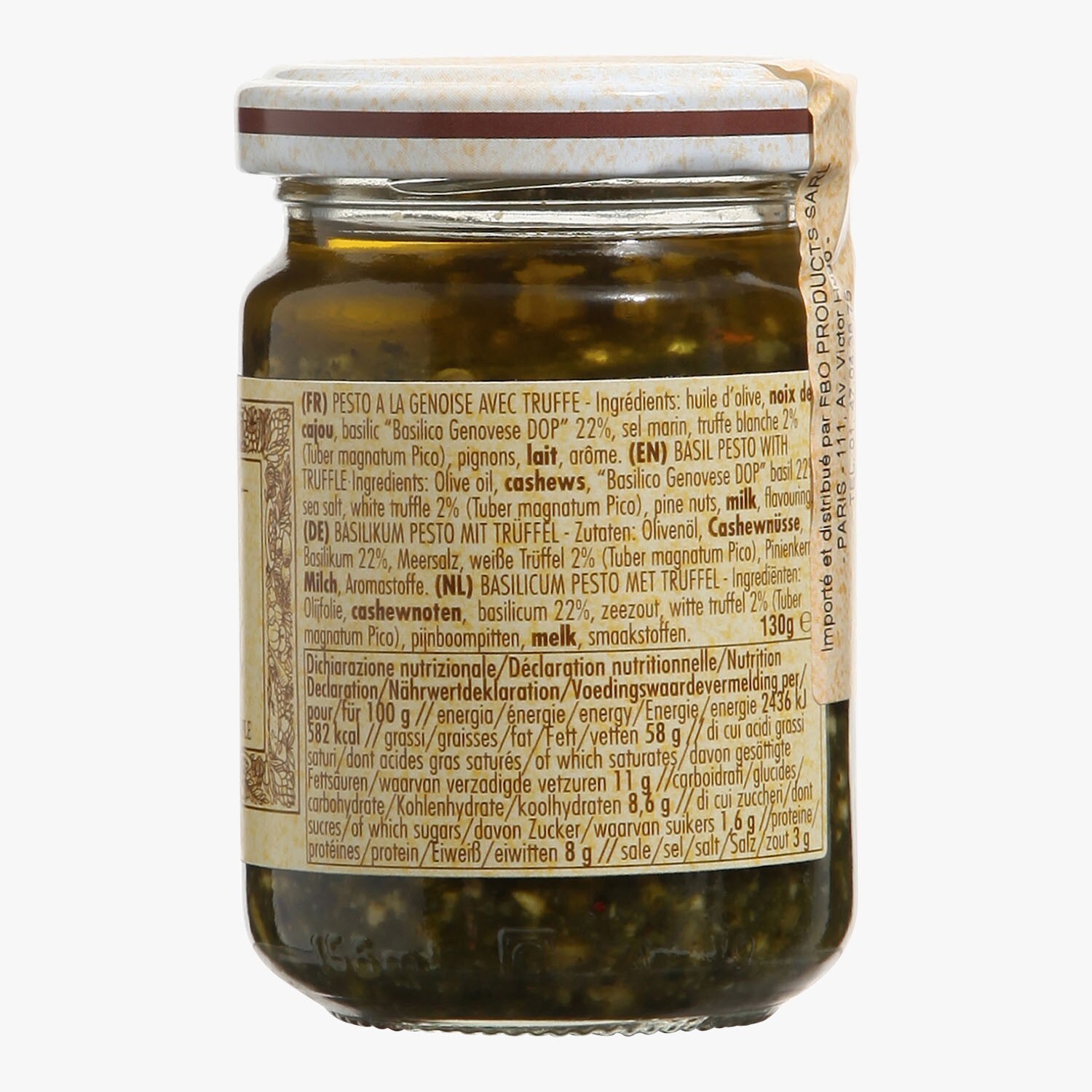Genoese pesto with 2% white truffle 2 Genoese pesto with 2% white truffle