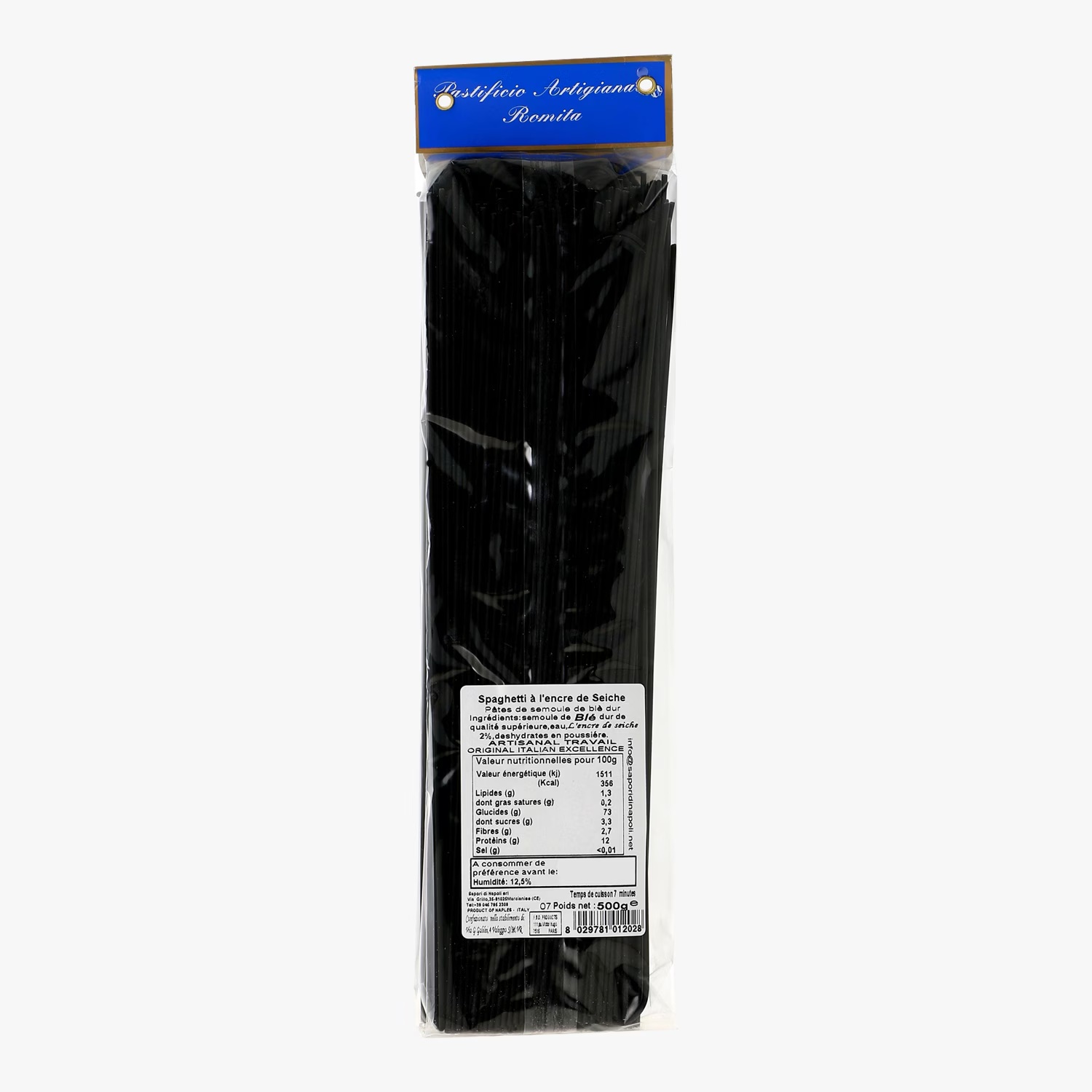 Squid ink spaghetti 2 Squid ink spaghetti