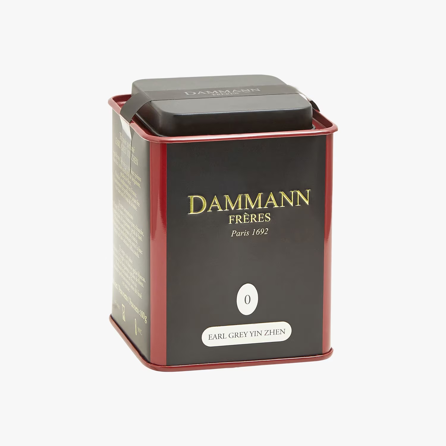 Earl Grey Yin Zhen flavoured black tea - Box of 50 teabags 