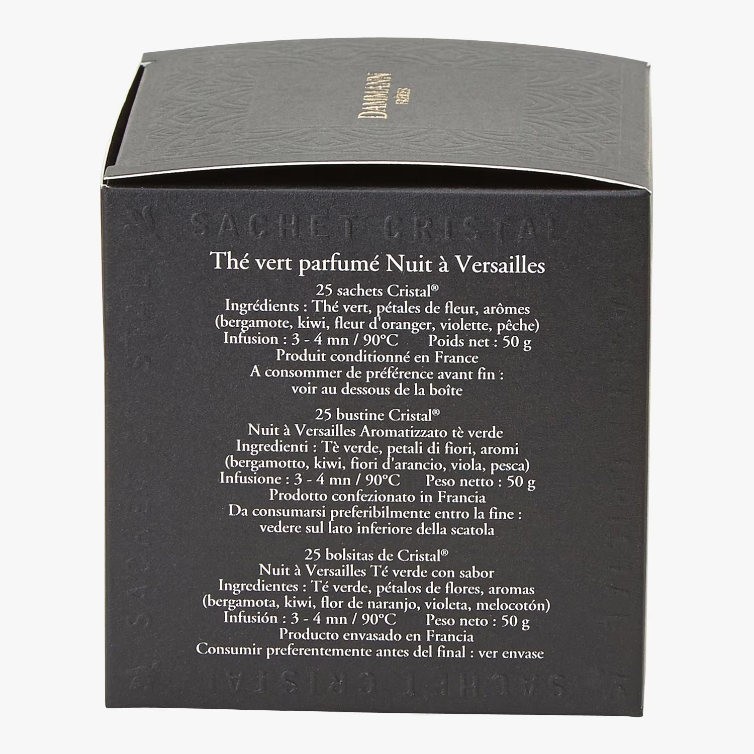 Nuit à Versailles flavoured green tea - Box of 25 teabags 2 Nuit à Versailles flavoured green tea - Box of 25 teabags