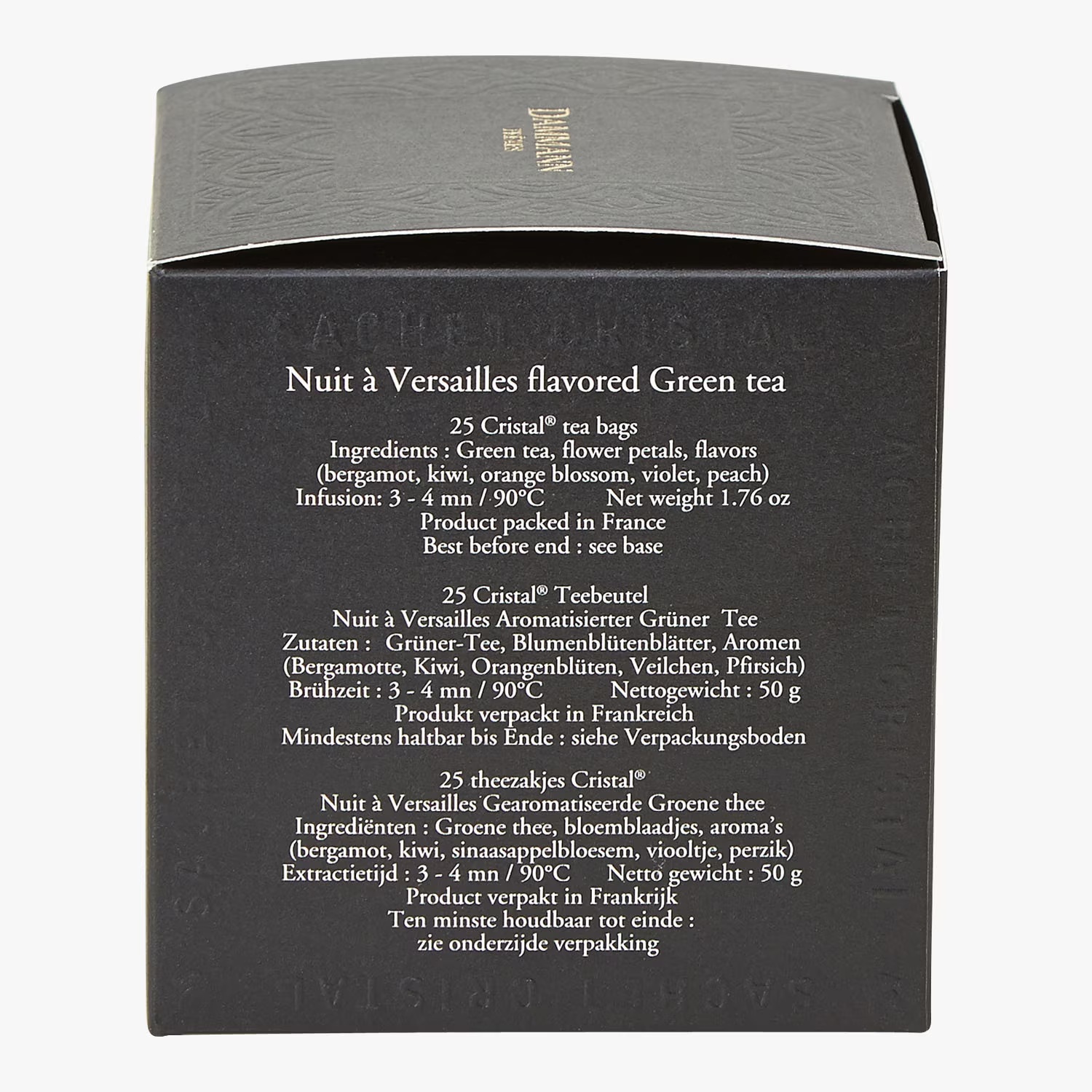 Nuit à Versailles flavoured green tea - Box of 25 teabags 3 Nuit à Versailles flavoured green tea - Box of 25 teabags