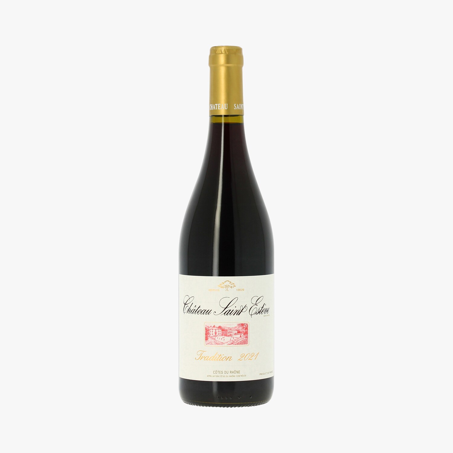 Château Saint-Estève, Tradition, AOC Côtes du Rhône, 2021, Organic 1 Château Saint-Estève, Tradition, AOC Côtes du Rhône, 2021, Organic