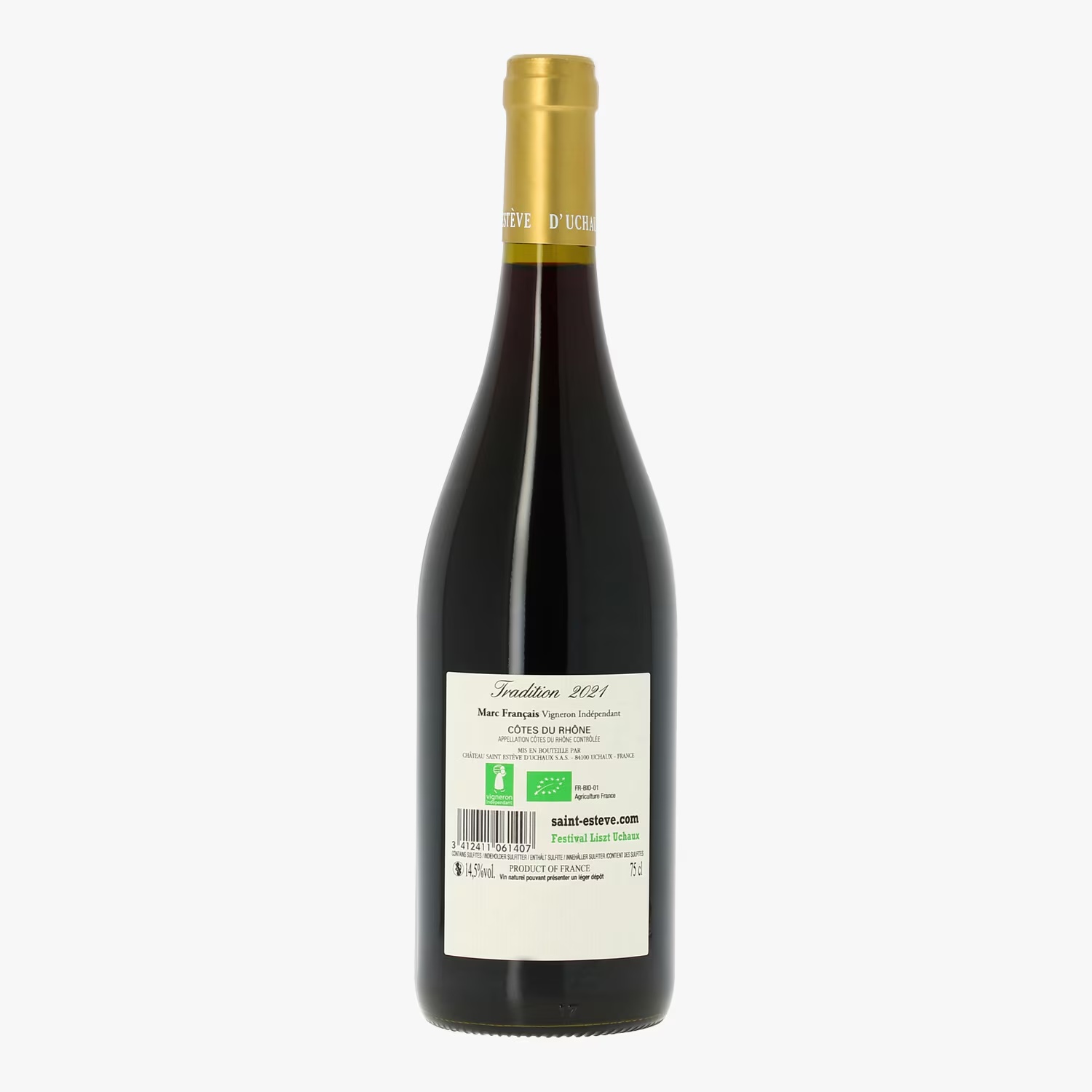 Château Saint-Estève, Tradition, AOC Côtes du Rhône, 2021, Organic 2 Château Saint-Estève, Tradition, AOC Côtes du Rhône, 2021, Organic
